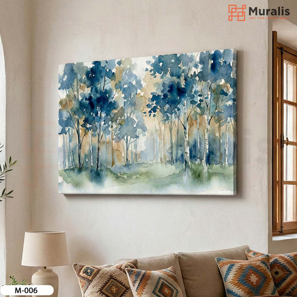 Fleur Azur - Réf M-006 - Mockup 1